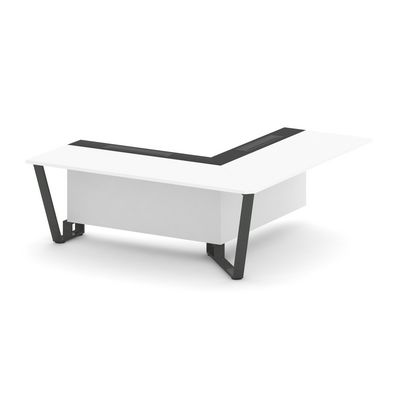 Steel Meet KM-PR.B.SPPOU-20(R) (Белый бриллиант/Графит/Антрацит) Проходной угловой модуль правый