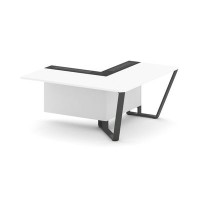 Steel Meet KM-PR.B.SPZOU-16(R) (Белый бриллиант/Графит/Антрацит) Завершающий угловой модуль правый