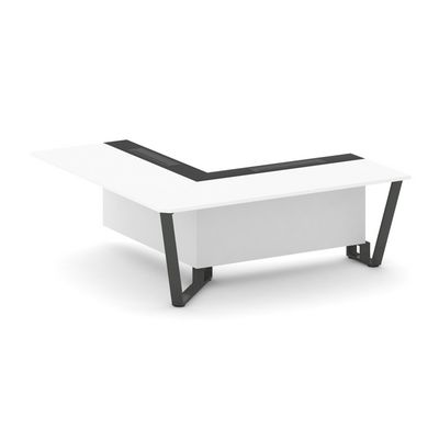 Стил Мит KMK-PR.B.SPPOU-20(L) (Белый бриллиант/Графит/Антрацит) Проходной угловой модуль левый