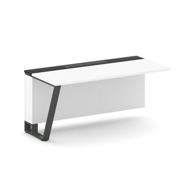 Steel Meet KMK-PR.B.SPZO-16(L) (Белый бриллиант/Графит/Антрацит) Завершающий модуль