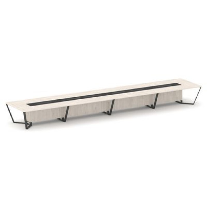 Стил Мит KM-PR.B.SP-24 (Денвер светлый/Графит/Антрацит) Стол переговорный прямоугольный