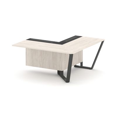 Steel Meet KMK-PR.B.SPZOU-16(R) (Денвер светлый/Графит/Антрацит) Завершающий угловой модуль правый