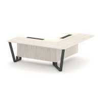 Steel Meet KMK-PR.B.SPPOU-20(R) (Денвер светлый/Ваниль/Антрацит) Проходной угловой модуль правый