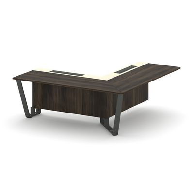 Steel Meet KM-PR.B.SPPOU-20(R) (Дуб мали/Ваниль/Антрацит) Проходной угловой модуль правый