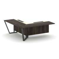 Steel Meet KM-PR.B.SPZOU-20(L) (Дуб мали/Ваниль/Антрацит) Завершающий угловой модуль левый