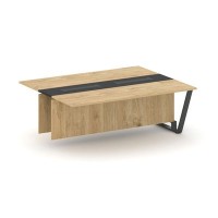 Steel Meet KM-PR.B.SPPW-20 (Тиквуд светлый/Графит/Антрацит) Проходной модуль L=2000