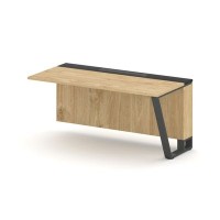 Steel Meet KMK-PR.B.SPZO-16(R) (Тиквуд светлый/Графит/Антрацит) Завершающий модуль