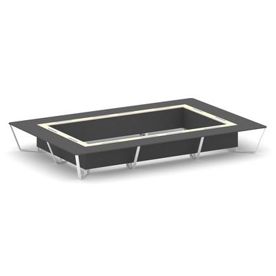 Steel Meet KM-PR.B.SP-26K2 (Антрацит/Ваниль/Белый) Стол переговорный прямоугольный