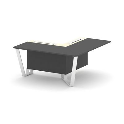 Steel Meet KM-PR.B.SPPOU-16(R) (Антрацит/Ваниль/Белый) Проходной угловой модуль правый