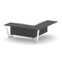 Steel Meet KM-PR.B.SPPOU-20(R) (Антрацит/Ваниль/Белый) Проходной угловой модуль правый