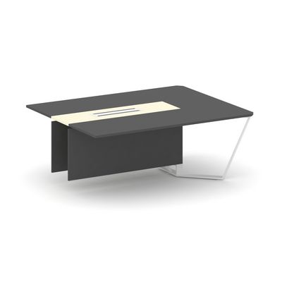 Steel Meet KM-PR.B.SPZW-20 (Антрацит/Ваниль/Белый) Завершающий модуль L=2000