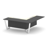 Steel Meet KMK-PR.B.SPPOU-20(R) (Антрацит/Ваниль/Белый) Проходной угловой модуль правый