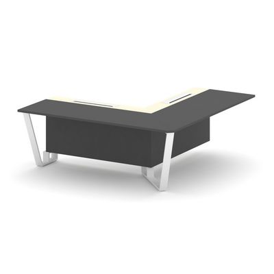 Steel Meet KMK-PR.B.SPPOU-20(R) (Антрацит/Ваниль/Белый) Проходной угловой модуль правый