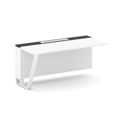 Steel Meet KM-PR.B.SPZO-16(L) (Белый бриллиант/Графит/Белый) Завершающий модуль