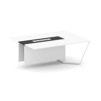 Steel Meet KM-PR.B.SPZW-20 (Белый бриллиант/Графит/Белый) Завершающий модуль L=2000