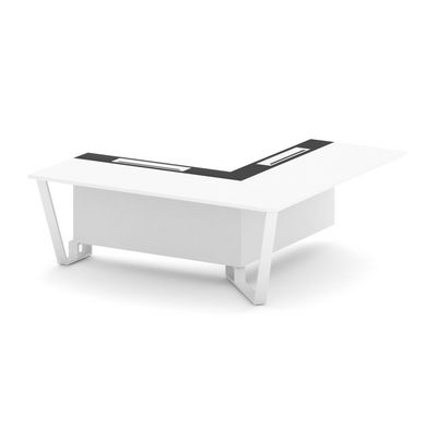 Steel Meet KMK-PR.B.SPPOU-20(R) (Белый бриллиант/Графит/Белый) Проходной угловой модуль правый