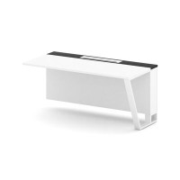 Steel Meet KMK-PR.B.SPZO-16(R) (Белый бриллиант/Графит/Белый) Завершающий модуль