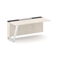 Steel Meet KM-PR.B.SPZO-16(L) (Денвер светлый/Графит/Белый) Завершающий модуль