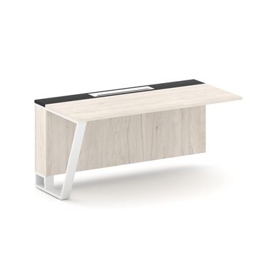 Steel Meet KM-PR.B.SPZO-16(L) (Денвер светлый/Графит/Белый) Завершающий модуль