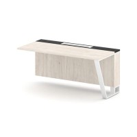 Steel Meet KM-PR.B.SPZO-16(R) (Денвер светлый/Графит/Белый) Завершающий модуль