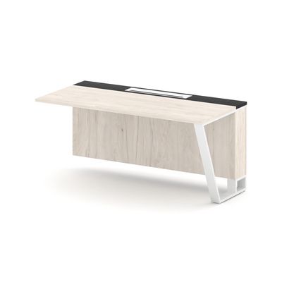 Steel Meet KM-PR.B.SPZO-16(R) (Денвер светлый/Графит/Белый) Завершающий модуль