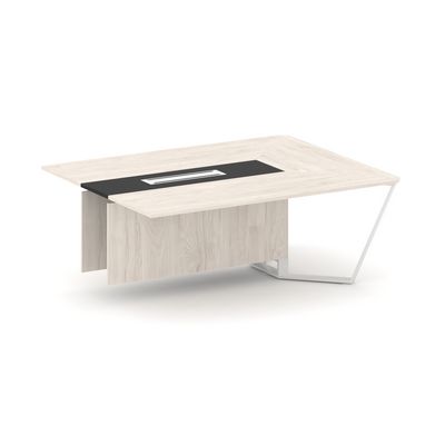 Steel Meet KM-PR.B.SPZW-20 (Денвер светлый/Графит/Белый) Завершающий модуль L=2000