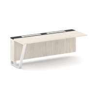 Steel Meet KMK-PR.B.SPZO-20(L) (Денвер светлый/Графит/Белый) Завершающий модуль