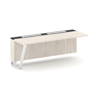 Steel Meet KMK-PR.B.SPZO-20(L) (Денвер светлый/Графит/Белый) Завершающий модуль