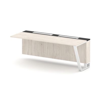 Steel Meet KMK-PR.B.SPZO-20(R) (Денвер светлый/Графит/Белый) Завершающий модуль