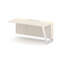 Steel Meet KM-PR.B.SPZO-16(R) (Денвер светлый/Ваниль/Белый) Завершающий модуль