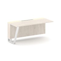 Steel Meet KMK-PR.B.SPZO-16(L) (Денвер светлый/Ваниль/Белый) Завершающий модуль