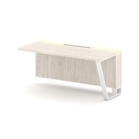 Steel Meet KMK-PR.B.SPZO-16(R) (Денвер светлый/Ваниль/Белый) Завершающий модуль