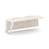 Steel Meet KMK-PR.B.SPZO-20(L) (Денвер светлый/Ваниль/Белый) Завершающий модуль