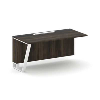 Steel Meet KMK-PR.B.SPZO-16(L) (Дуб мали/Графит/Белый) Завершающий модуль