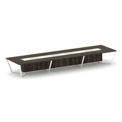 Стил Мит KM-PR.B.SP-18 (Дуб мали/Ваниль/Белый) Стол переговорный прямоугольный