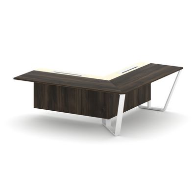 Steel Meet KM-PR.B.SPZOU-20(R) (Дуб мали/Ваниль/Белый) Завершающий угловой модуль правый