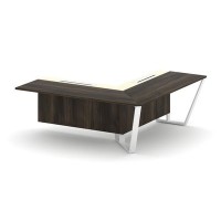 Steel Meet KMK-PR.B.SPZOU-20(R) (Дуб мали/Ваниль/Белый) Завершающий угловой модуль правый