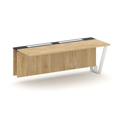 Steel Meet KM-PR.B.SPPO-20 (Тиквуд светлый/Графит/Белый) Проходной модуль