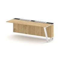 Steel Meet KM-PR.B.SPZO-20(R) (Тиквуд светлый/Графит/Белый) Завершающий модуль