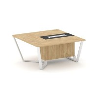 Steel Meet KMK-PR.B.SPNW-16 (Тиквуд светлый/Графит/Белый) Начальный модуль L=1600