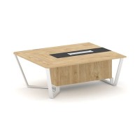 Steel Meet KMK-PR.B.SPNW-20 (Тиквуд светлый/Графит/Белый) Начальный модуль L=2000