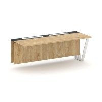 Steel Meet KMK-PR.B.SPPO-20 (Тиквуд светлый/Графит/Белый) Проходной модуль