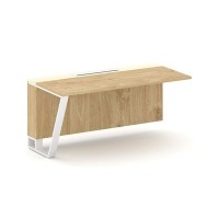 Steel Meet KM-PR.B.SPZO-16(L) (Тиквуд светлый/Ваниль/Белый) Завершающий модуль