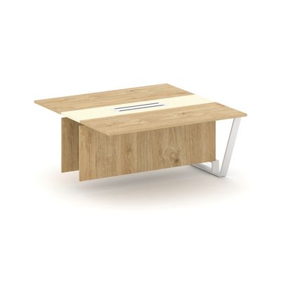 Steel Meet KMK-PR.B.SPPW-16 (Тиквуд светлый/Ваниль/Белый) Проходной модуль L=1600