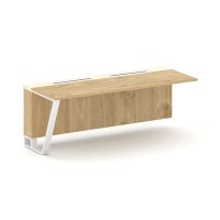 Steel Meet KMK-PR.B.SPZO-20(L) (Тиквуд светлый/Ваниль/Белый) Завершающий модуль