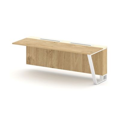 Steel Meet KMK-PR.B.SPZO-20(R) (Тиквуд светлый/Ваниль/Белый) Завершающий модуль