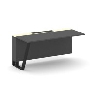 Steel Meet KM-PR.B.SPZO-16(L) (Антрацит/Ваниль/Черный) Завершающий модуль