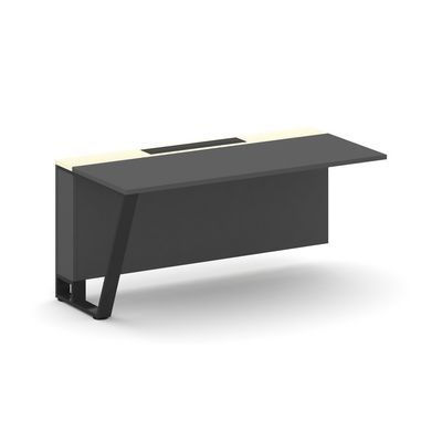 Steel Meet KM-PR.B.SPZO-16(L) (Антрацит/Ваниль/Черный) Завершающий модуль