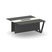 Steel Meet KMK-PR.B.SPPW-16 (Антрацит/Ваниль/Черный) Проходной модуль L=1600