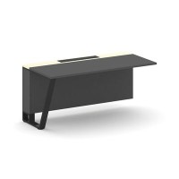 Steel Meet KMK-PR.B.SPZO-16(L) (Антрацит/Ваниль/Черный) Завершающий модуль